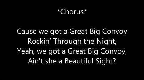 C.W McCall - Convoy Lyrics (New Version) - YouTube