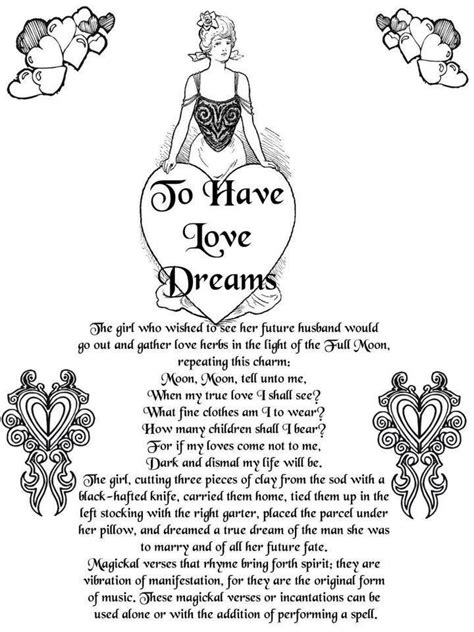 "have Love dreams" Witchcraft Spell Books, Magick Spells, Summoning ...