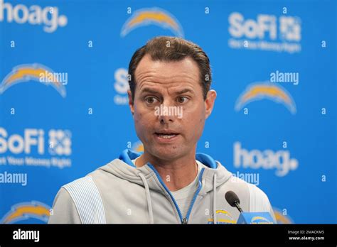 Los Angeles Chargers coach Brandon Staley speaks at a press conference, Wednesday, Jan. 18, 2023 ...