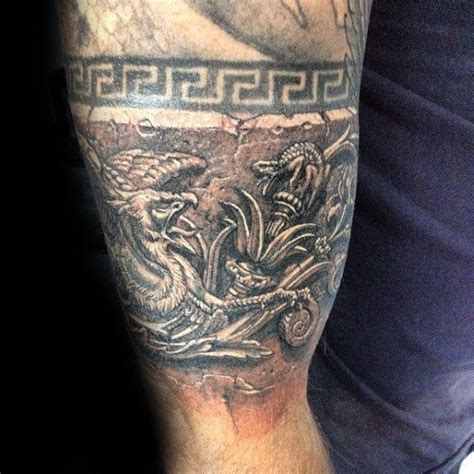 80 Stone Tattoo Designs For Men - Carved Rock Ink Ideas Stone Tattoo ...