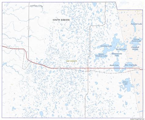 Map of Day County, South Dakota