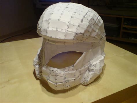 Pepakura ODST helmet by KimLustich on DeviantArt