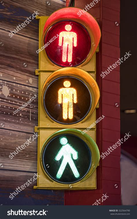 Pedestrian Traffic Light Stock Photo 322564790 : Shutterstock