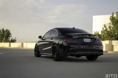 Thrilling Murdered Out Custom Mercedes CLA Class — CARiD.com Gallery