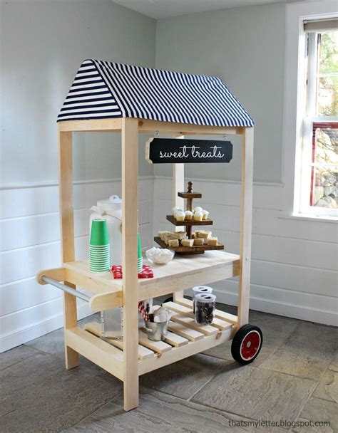 Vendor Cart Pretend Play Toy | Diy lemonade stand, Diy for kids, Diy ...