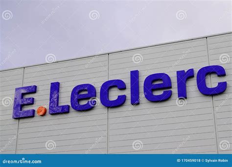 Bordeaux , Aquitaine / France - 01 22 2020 : E.leclerc Supermarket Sign ...