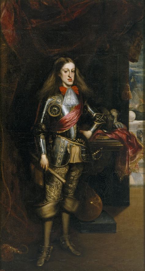 Carlos II, King of Spain (born 1661, acceded 1665, died 1700), painting ...