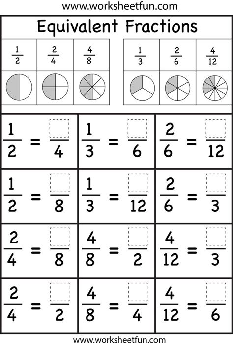 Comparing Fractions 4th Grade Worksheet Worksheets For All | Worksheets Samples