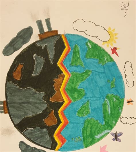 Global Warming Save Nature Drawing Competition / What's the single ...