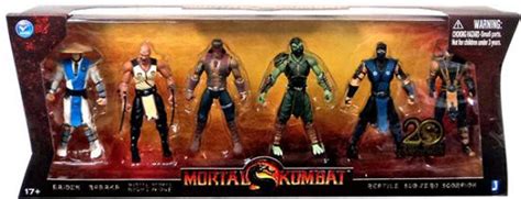 Mortal Kombat 20th Anniversary 5 Action Figure 6-Pack Jazwares - ToyWiz