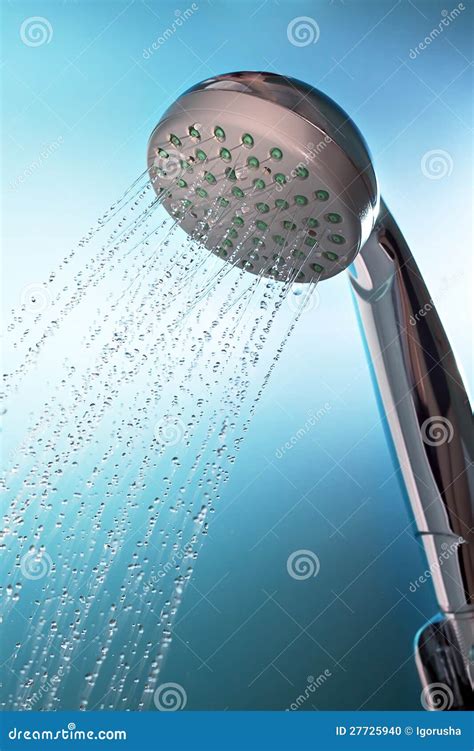 Shower With Running Water 2 Stock Photo - Image: 27725940