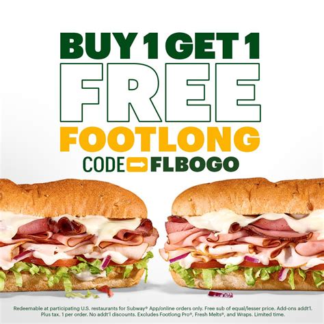 Subway® on Twitter: "Try your new favorite. From 2/1-2/10, buy one ...