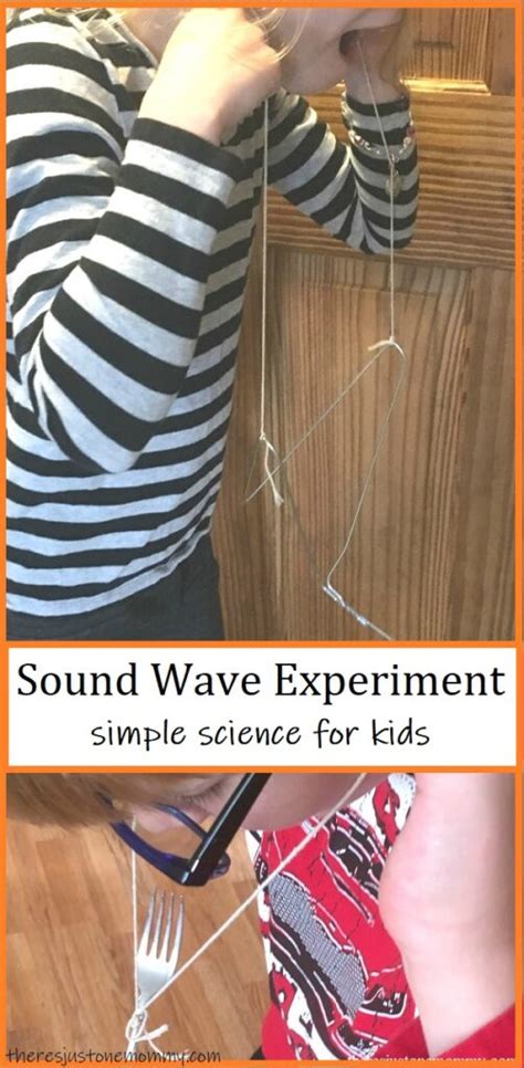 Simple Sound Wave Experiment for Kids | There's Just One Mommy