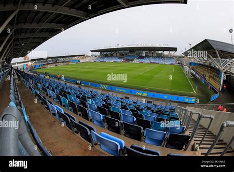 The Manchester City Academy Stadium ahead of the FA Womens Continental ...