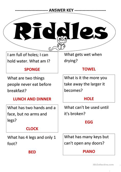 Super Easy Easy Riddles For Kids With Answers