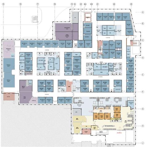 Emergency Department Master Planning | Hospital design architecture, Hospital floor plan ...