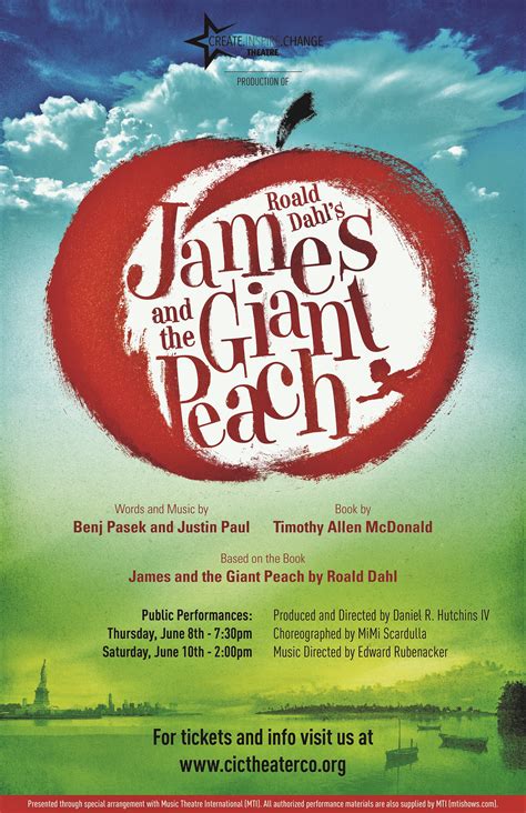 James and the Giant Peach: The Musical [06/08/17]