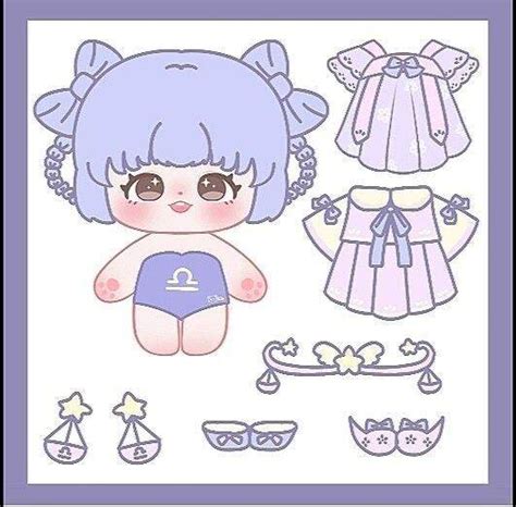 Đồ chơi búp bê giấy cute nhiều màu 🌈 | Lazada.vn