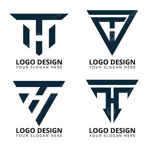 Letter H Logo Vector Design Images, Letter T H Modern Logo Design ...