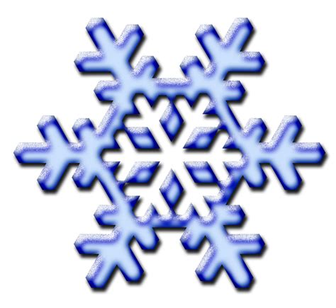 Blue Snowflakes Clipart | Free download on ClipArtMag