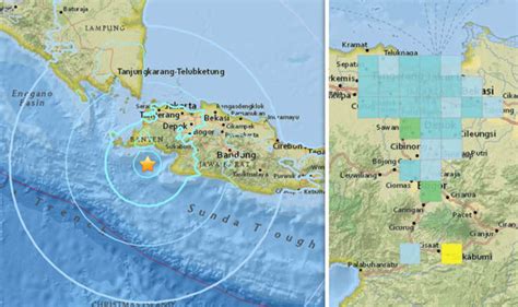 Indonesia Earthquake Map : Indonesia Earthquake The Map Shows The Shape ...