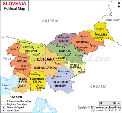 Slovenia Map Europe