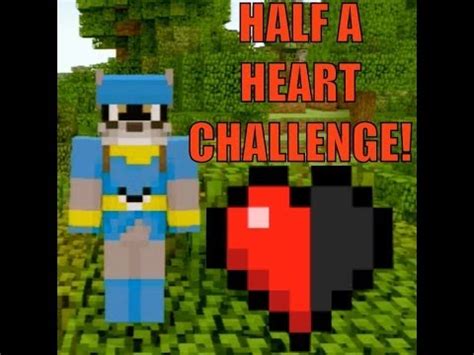 MINECRAFT - HALF A HEART CHALLENGE! - [1] - YouTube