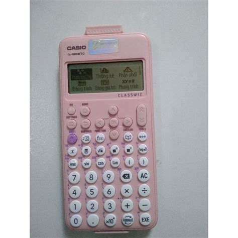 Máy tính Casio 880 BTG cũ chính hãng Bitex,máy tính casio FX 880 BTG cũ chính hãng bảo hành 6 ...