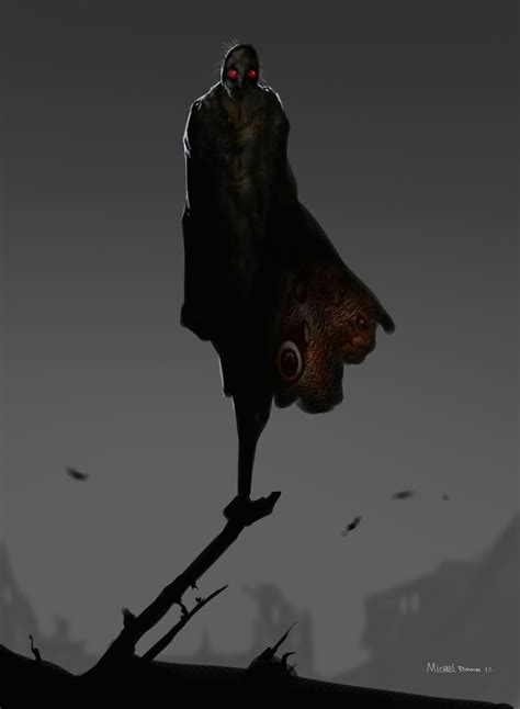 Pin by Donald Westfall on Fantasy horror and sci-fi art | Mothman ...