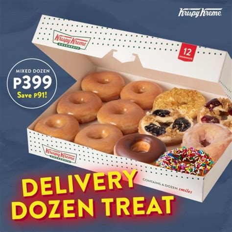 Krispy Kreme Delivery Dozen Treat | Manila On Sale