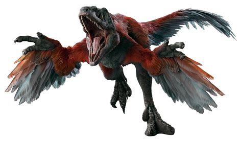 Jurassic World Pyroraptor Render 1 by tsilvadino on DeviantArt