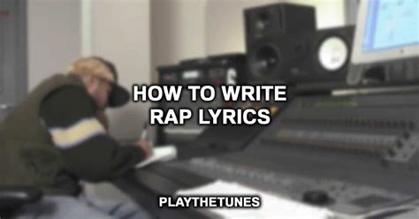 How To Write A Rap Song (A Step-By-Step Guide)