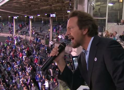 Watch Eddie Vedder Sing At Yet Another Cubs Game