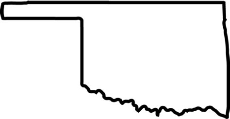 Oklahoma Outline Vector at Vectorified.com | Collection of Oklahoma ...