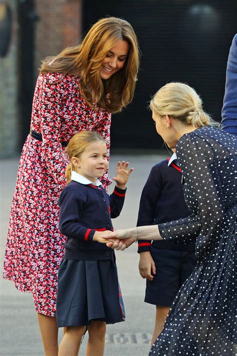 Princess Charlotte Looks Adorable In Her Uniform On First Day Of School | iHeart