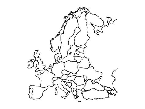 Europe Outline SVG Europe SVG Europe Map SVG Europe - Etsy Finland