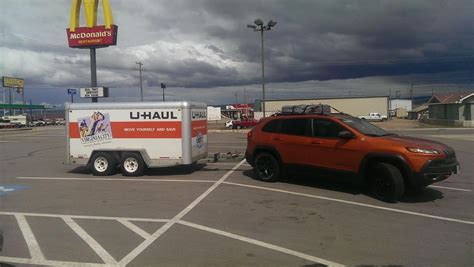 Towing a uhaul 5x8 for first time. Couple of questions. | 2014+ Jeep Cherokee Forums