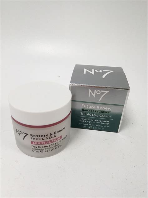 No7 Day And Night Creams - Boxed SPF 40 Day Cream & Multi Action Night Cream | eBay