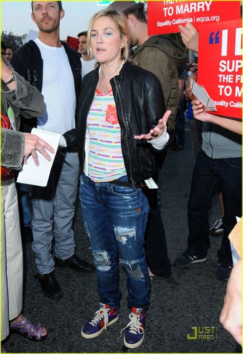 Drew Barrymore Attends Gay Marriage Rally - Drew Barrymore Photo ...