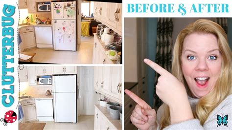 How to Organize a Messy Kitchen - Before and After Kitchen Organization - YouTube