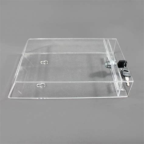 Wall-Mounted Transparent Acrylic Letter Box with Lock - Acrylic Box and Acrylic Suggestion Box price