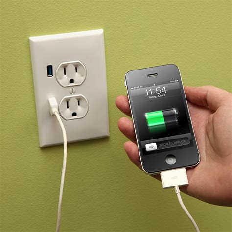 U-Socket Wall Outlet with Two USB Ports | Gadgetsin