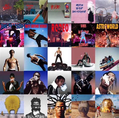 Every Travis Scott album in the style of every Travis Scott album. Made ...