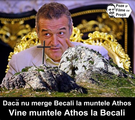 Muntele Athos va fi muntele lui Gigi Becali | Poze haioase 2014