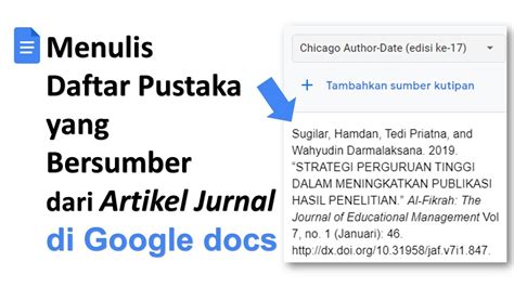 Cara Cepat Membuat Daftar Pustaka dari Jurnal Online - Cobain Saja