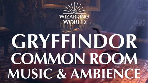 Harry Potter Music & Ambience | Gryffindor Common Room - Peaceful ...