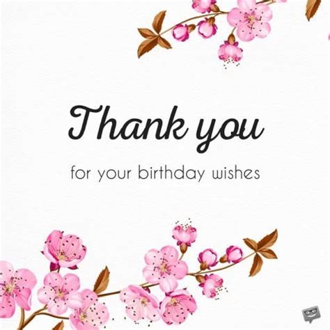 Thank You for the Birthday Wishes! | 65 Truly Special Notes