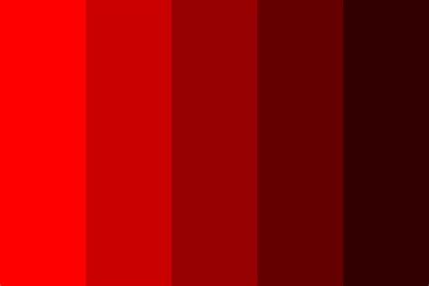 Red Colour Shades Color Palette