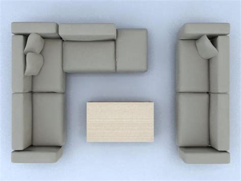 3d ikea modular sofa model