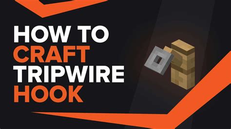 How To Make Tripwire Hook In Minecraft